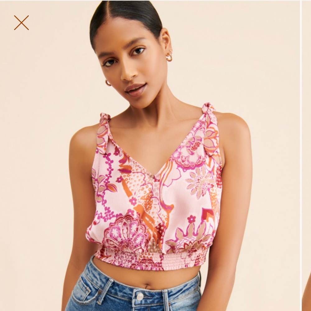 Free people: Weekend in Mauntauk Crop Top